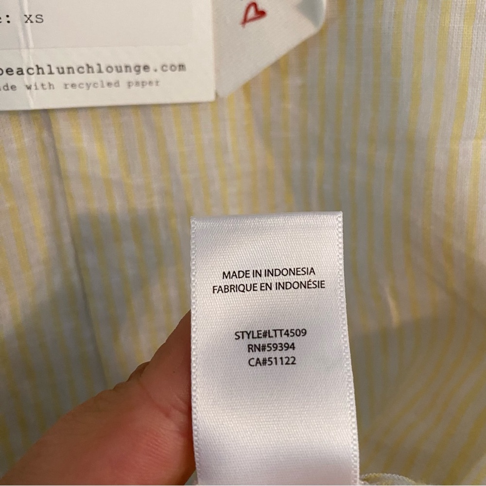 • Beachlunchlounge Sammy striped pullover NWT • - Picture 9 of 9